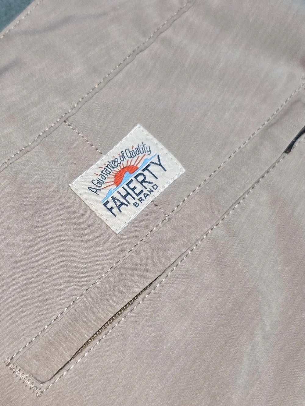 Faherty All Day Khacki Drawstring Shorts Men’s Size 36